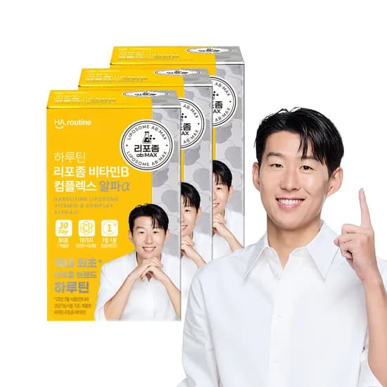 하루틴 리포좀 비타민B 컴플렉스 알파a 30정 3개