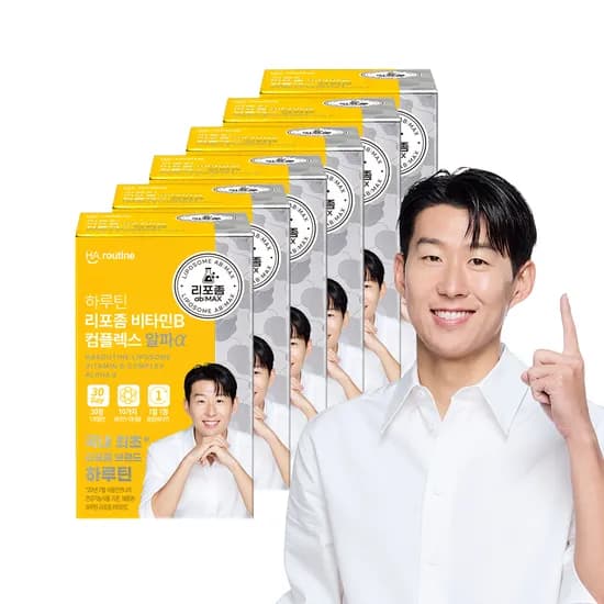 하루틴 리포좀 비타민B 컴플렉스 알파a 30정 6개 62,400원