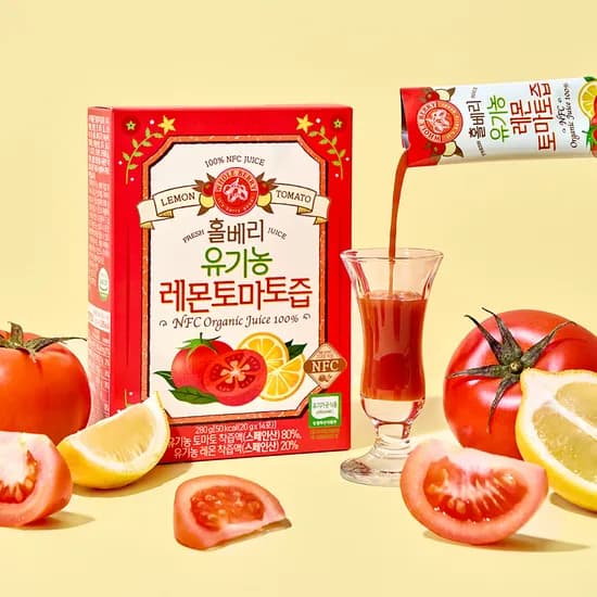 홀베리 유기농 레몬토마토즙 280g 14포, 2개