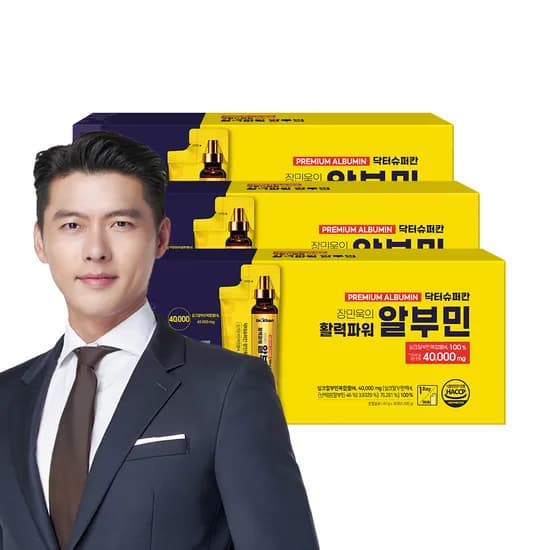 닥터슈퍼칸 장민욱 활력파워 알부민 실크알부민복합물HL 40000mg 30포 3개
