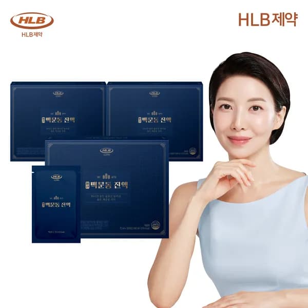 HLB제약 어진 맥문동 진액 오미자 볶은 볶음 차 30포, 3개