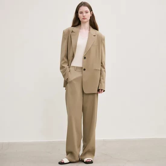 lessence summer blazer (beige)