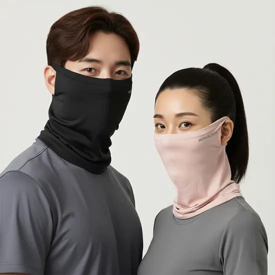 몽블랙 자외선 차단 쿨링 스포츠 마스크 2종 택1