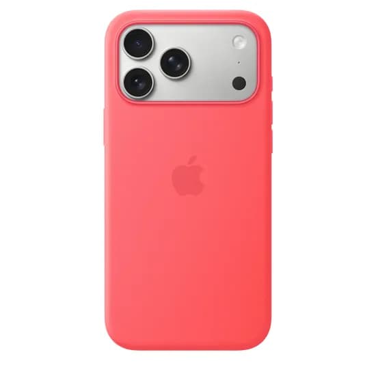애플 정품 케이스 아이폰 17 Pro Max, 실리콘, 브라이트 구아바