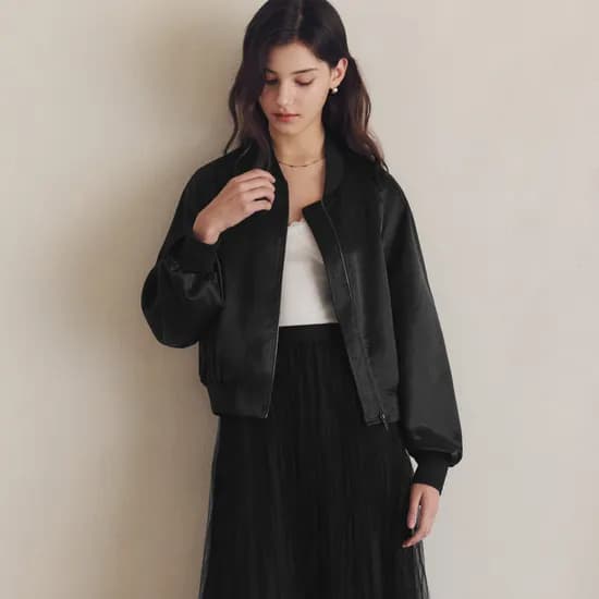 쉬머링 블루종 SHIMMERING BLOUSON / BLACK