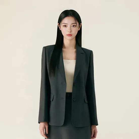로엠 린넨라이크 긴팔 자켓 RMJKG24R11
