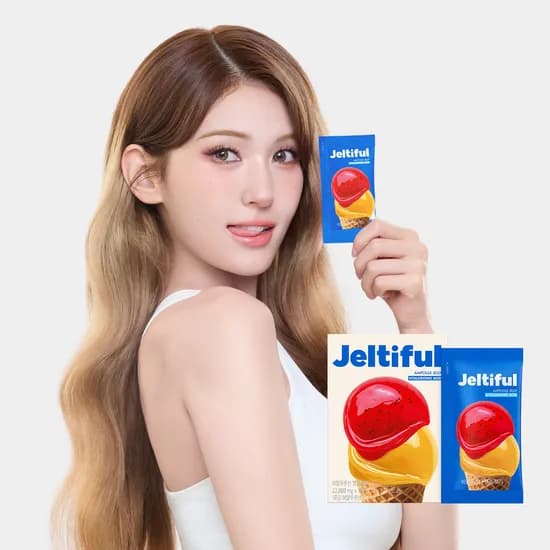 푸드올로지 젤티풀 고순도 히알루론산 앰플 젤리 화잘먹 피부 수분 케어