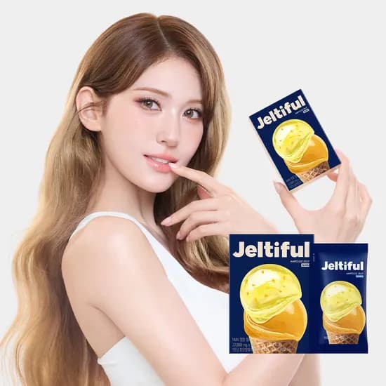푸드올로지 젤티풀 고함량 NMN 앰플 젤리 동안 피부 영양 관리