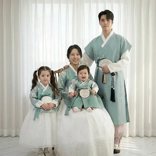 궁 한복 대여 돌잔치 3인 의정부 서울 돌가족 한복 행사 촬영 178번