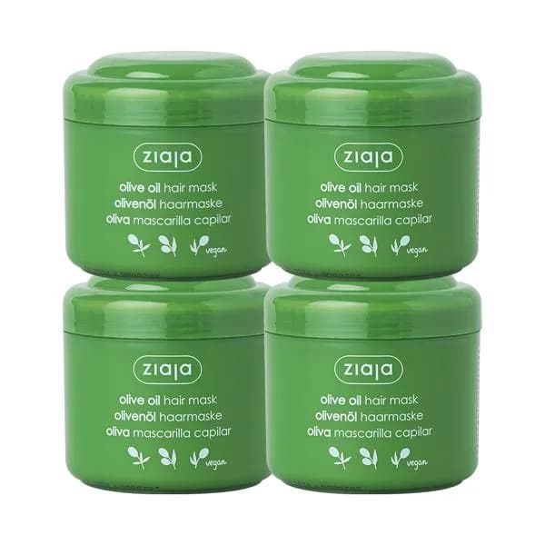 지아자 올리브 내추럴 트리트먼트 헤어팩 200ml 4개
