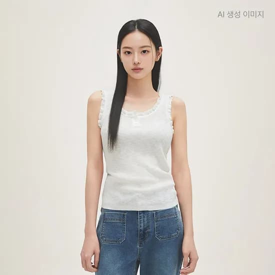 프릴 나시 스웨터 RMKAG24R11