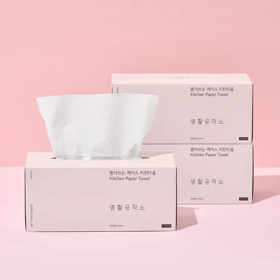 뽑아쓰는 케이스 키친타올 80매 9팩