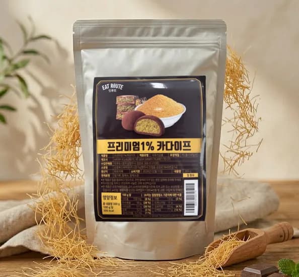 프리미엄1% 두바이쫀득쿠키재료 카다이프 300g, 3개