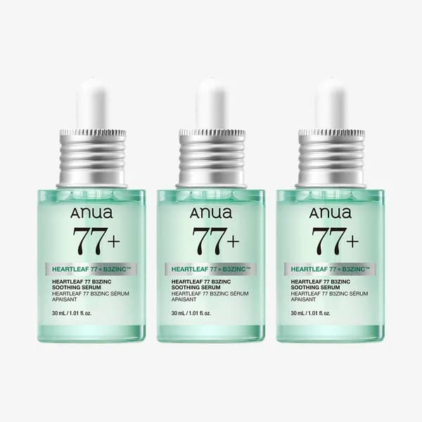 아누아 어성초 77 B3징크 트러블 진정 세럼 30ml, 3개