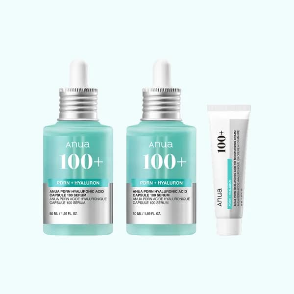 아누아 PDRN 히알루론산 캡슐 주름케어 보습 세럼 50ml, 2개