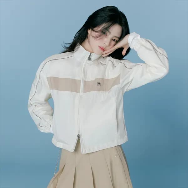 휠라 트랙 바람막이 FS262JK01U003175