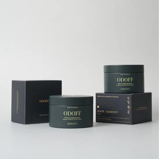 오도프 실내 탈취제 고체 화장실 담배 집안 냄새 제거 헤이즐넛 250ml 2개