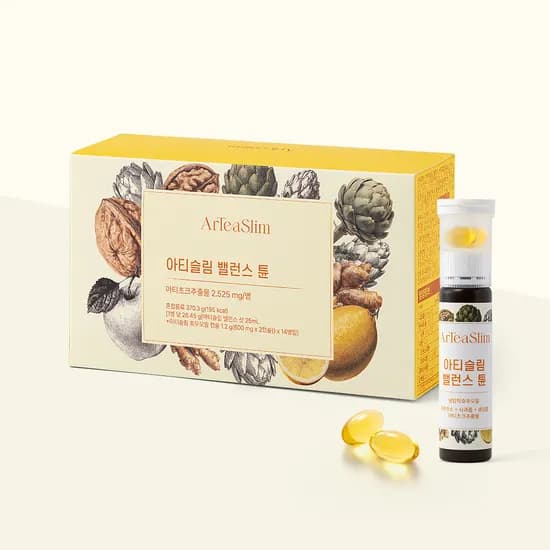 아티슬림 레몬샷 밸런스튠 레몬주스 냉압착 호두오일 25mL, 14병