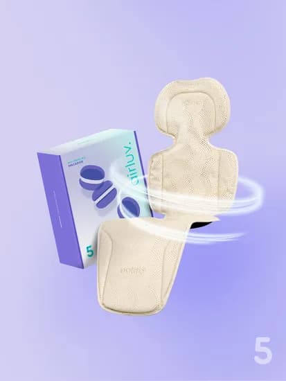 폴레드 에어러브5 마카롱 무선리모콘 통풍 쿨시트 유모차용 라이너 (보조배터리 미포함)