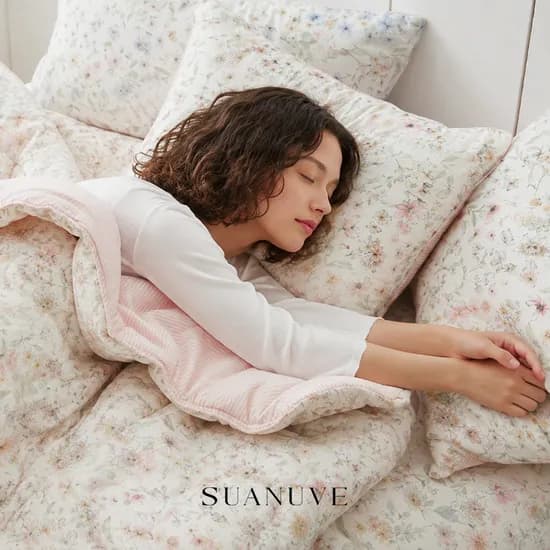 루플라 먼지없는 모달이불 알러지케어 플라워 침구 가을 사계절 이불 SS