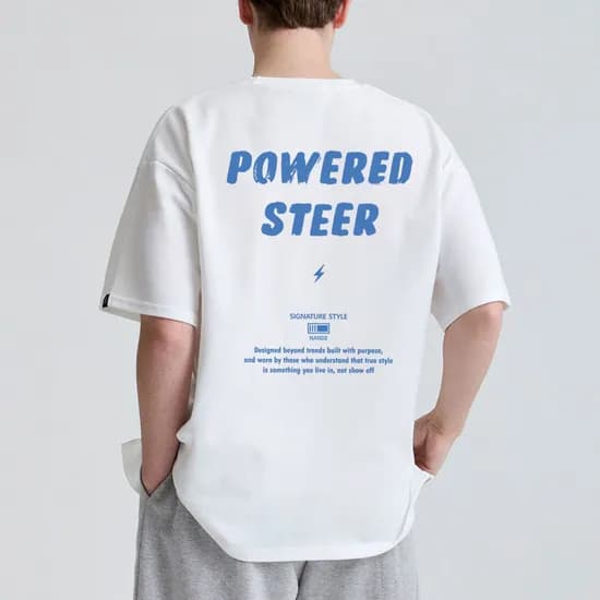 STEER 프린팅 오버핏 그래픽 반팔 티셔츠 7color