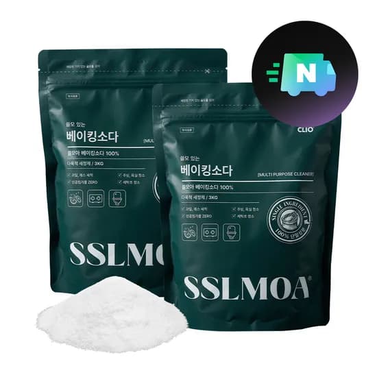 크리오 쓸모아 베이킹소다 100% 3kg+3kg