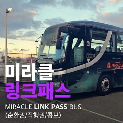대마도 버스투어 히타카츠 이즈하라 셔틀 순환 직행 버스 미라클 링크패스 예약