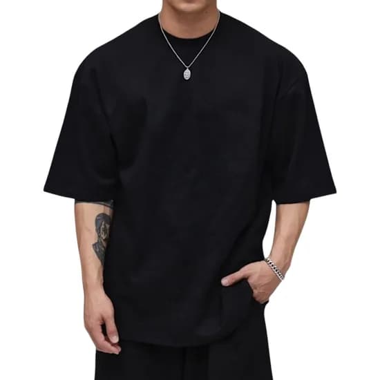 브이엔에프 특양면 헬스오버핏반팔 두꺼운반팔
