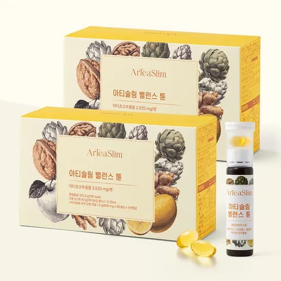 아티슬림 밸런스 튠 1개월분 레몬주스 호두오일 저속노화