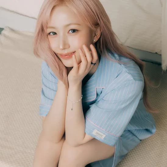 실크핏 블루비 반팔 파자마 카라 커플 잠옷 세트 여름 홈웨어 남녀공용