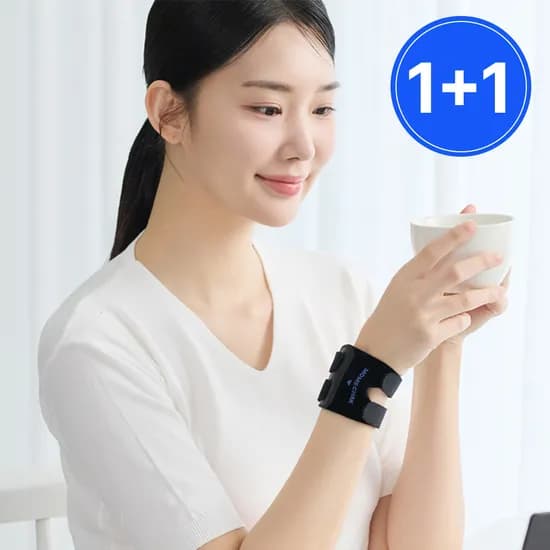 모매착 손목보호대 밴드 TFCC 아대 터널증후군 헬스 골프 테니스 스트랩 2개