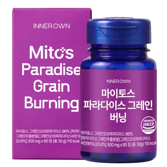 마이토스 파라다이스 그레인 그래인 버닝 농축 6파라돌 60정 1개