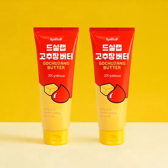 드실랩 고추장 버터 소스 파스타 간편 비빔밥 덮밥 솥밥 떡볶이 캠핑 만능 소스 2개