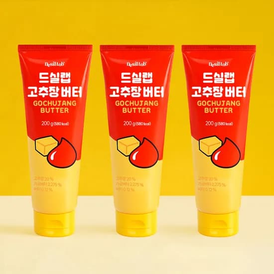 드실랩 고추장 버터 소스 파스타 간편 비빔밥 덮밥 솥밥 떡볶이 캠핑 만능 소스 3개