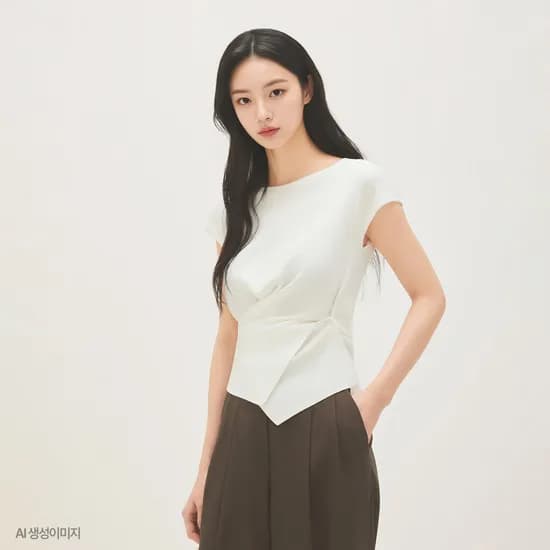 로엠 랩형 반팔 풀오버 RMKAG25R12