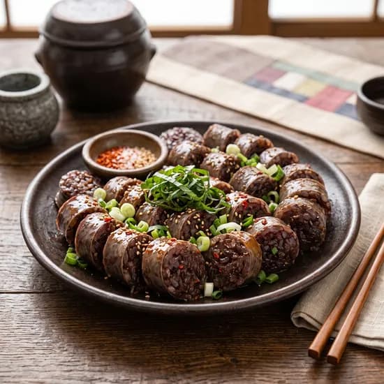 국내산 돈소창 쫄깃하고 찰진 하늘빛 찰순대 1kg