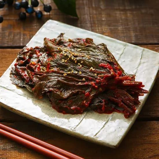 구첩반찬 짜지않고 향긋한 밥도둑 양념 깻잎무침 1kg