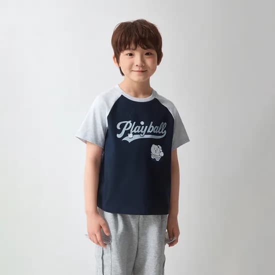 스파오키즈 래글런 반팔 티셔츠 SPRLG24KU6