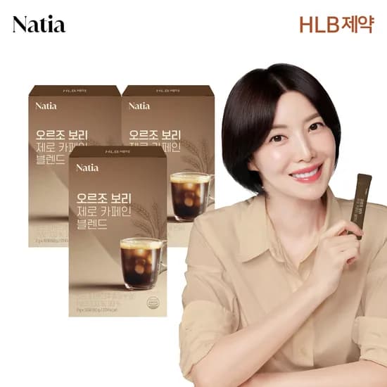 나티아 오르조 보리 제로카페인 블렌드 30개입 3개
