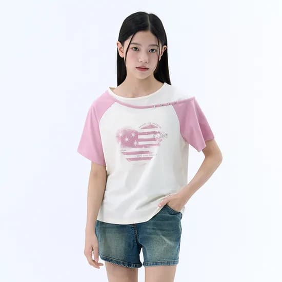 더데이걸 밴딩 컷팅 숏 팬츠 TGTH26301