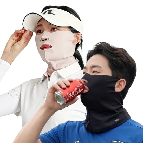 아이브 풀커버 UV 자외선차단마스크 넥타입 얼굴햇빛가리개