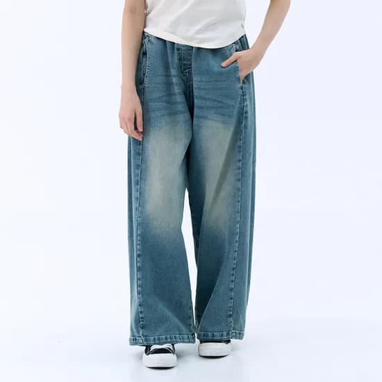 더데이걸 벌룬핏 빅 와이드 밴딩 데님팬츠 TGTJ26F02 24,900원