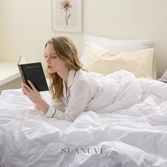 수아누베 순면이불 60수 오가닉 광목 피그먼트 사계절 차렵이불 SS