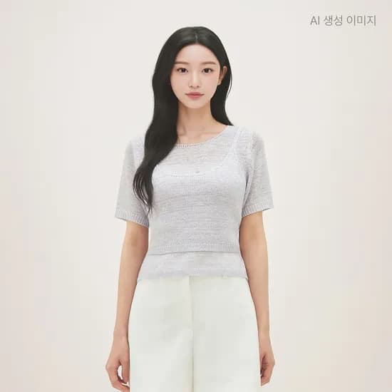 로엠 뷔스티에 레이어드 풀오버 RMKAG25RTA