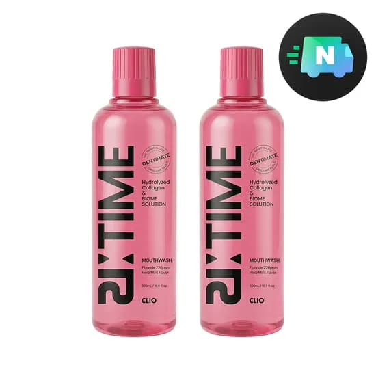 크리오 덴티메이트 리타임 마우스워시 가글 허브민트향 대용량 500ml 2세트