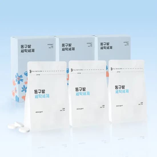 동구밭 세탁세제 고체 세제 얼룩제거 타블렛 70개입 3개