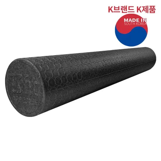 비핏 EPP 90cm (엠보블랙) 폼롤러 지압 요가 필라테스 스트레칭 마사지 하드
