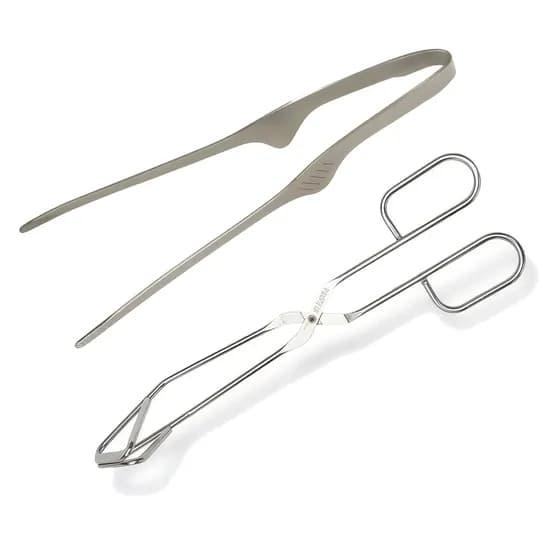 퓨어미즈키 올스텐 304 삼각 가위 집게 고기 핀셋 다용도 2개 세트