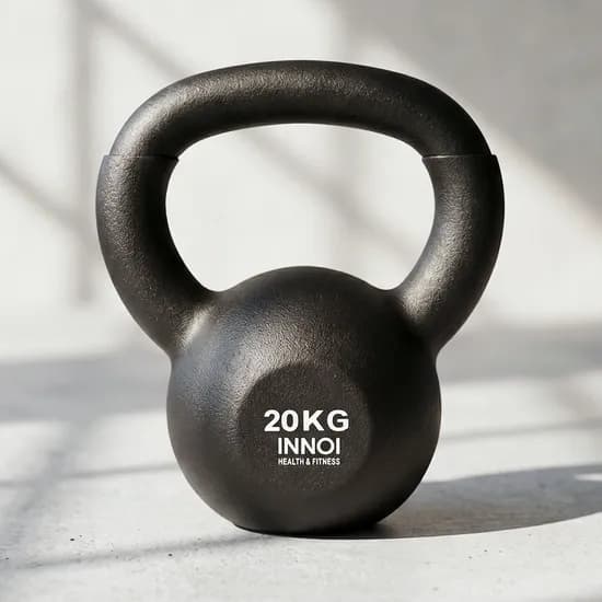 이노이 케틀벨 파워스윙 강철 PVC 프로코팅 미끄럼방지 홈트 근력운동 20kg, 1개