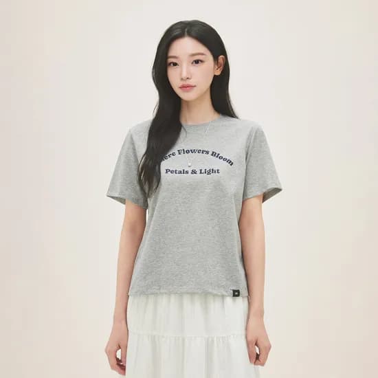 로엠 레터링 반팔 티셔츠 RMHWG25RT2